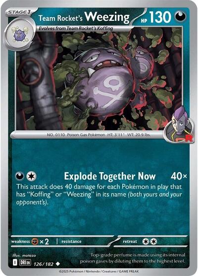 Team Rocket's Weezing