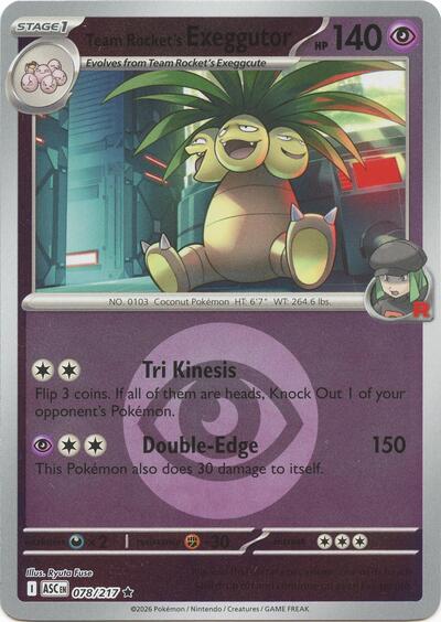 Team Rocket's exeggutor