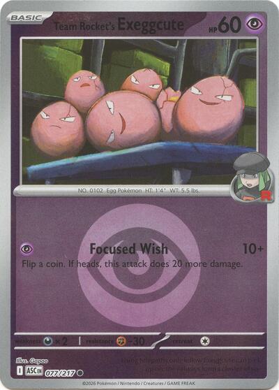 Team Rocket's exeggcute