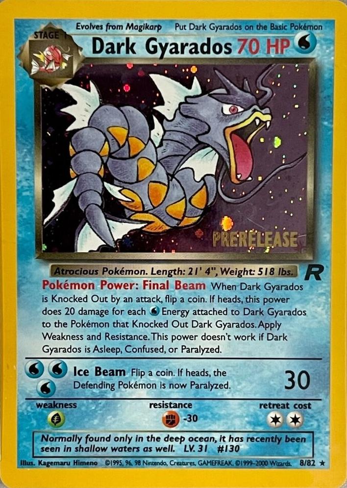Dark Gyarados (Prerelease)