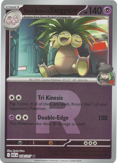 Team Rocket's exeggutor