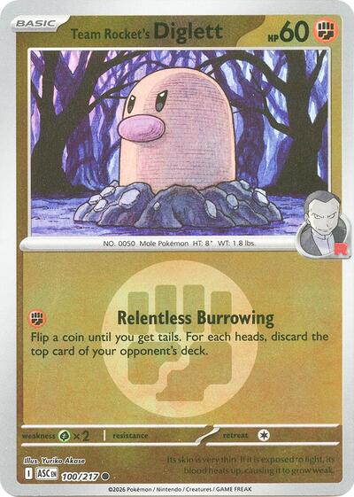 Team Rocket's Diglett
