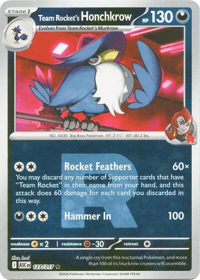 Team Rocket's Honchkrow