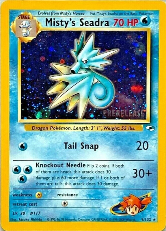 Misty's Seadra (Prerelease)