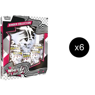 White Flare  Binder Collection Case